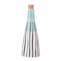 Karafka na oliwę ceramiczna 532 ml piramidalny design, korek z korka Venice Lido Promocja