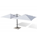 Dwuramienny aluminiowy parasol ogrodowy 3x3 Oslo Model