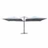 Dwuramienny aluminiowy parasol ogrodowy 3x3 Oslo Cechy