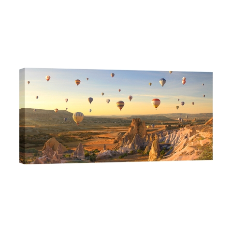 Obraz z balonami w Kapadocji, druk na płótnie Pangea Images Promocja