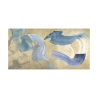 Obraz na płótnie nowoczesny abstrakcyjny Blue Waves on Gold Haru Ikeda Oferta