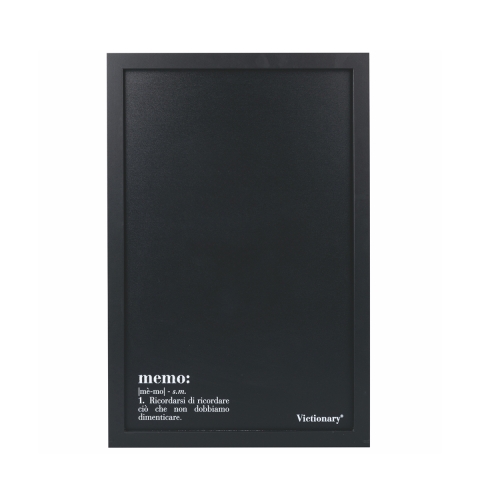 Tablica ścienna z czarnego żelaza z kredami 40x60 cm Victionary Memo Promocja