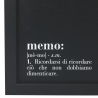 Tablica ścienna z czarnego żelaza z kredami 40x60 cm Victionary Memo Sprzedaż