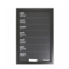 Pionowa czarna tablica tygodniowa 40x60cm z kredami Victionary Week Promocja