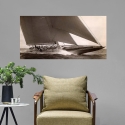 Obraz żaglówki vintage J Class Sailboat, 1934 Edwin Levick Sprzedaż