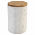 Zestaw 3 słoików kuchennych z ceramiki pokrywka Shade of Shape Geometrie Oferta