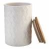 Zestaw 3 ceramicznych pojemników kuchennych z pokrywkami Shade of Shape Geometrie Rabaty