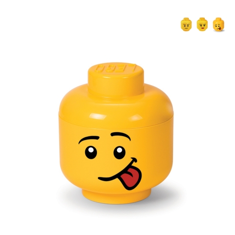 Mały pojemnik w kształcie głowy LEGO Storage Head S Promocja