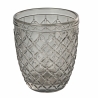 Zestaw 6 szklanek do wody przezroczyste szare szkło Castle Stone Oferta