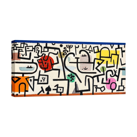 Abstrakcyjny obraz drukowany na płótnie canvas Rich Harbour Paul Klee Promocja