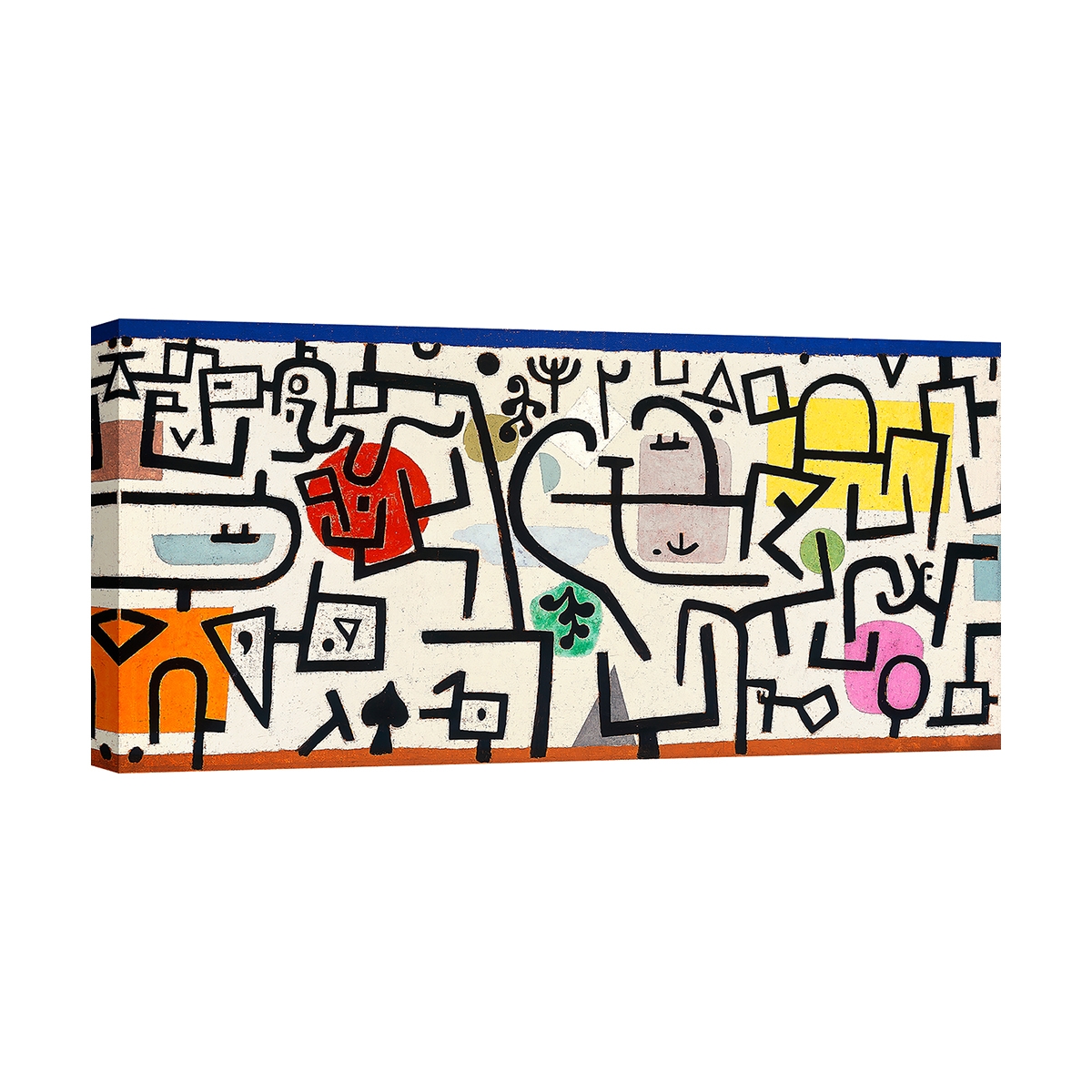 Abstrakcyjny obraz drukowany na płótnie canvas Rich Harbour Paul Klee Promocja Abstrakcyjny obraz drukowany na płótnie canvas Rich Harbour Paul Klee Promocja