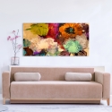Abstrakcyjny obraz kwiatowy na płótnie Floating Flowers Jim Stone Sprzedaż
