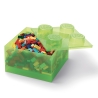 Przezroczysty pojemnik z pokrywką LEGO Brick 4 guziki Sprzedaż