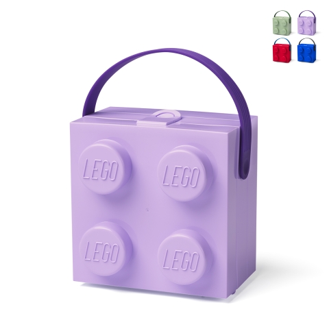 Lunch Box dla dzieci LEGO z uchwytem na przekąski Promocja