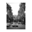 Czarno-biały obraz drukowany na płótnie Boulevard in Hollywood Oferta