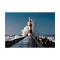 Obraz fotograficzny na płótnie Lighthouse in the Mediterranean Sea Oferta