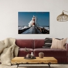 Obraz fotograficzny na płótnie Lighthouse in the Mediterranean Sea Sprzedaż