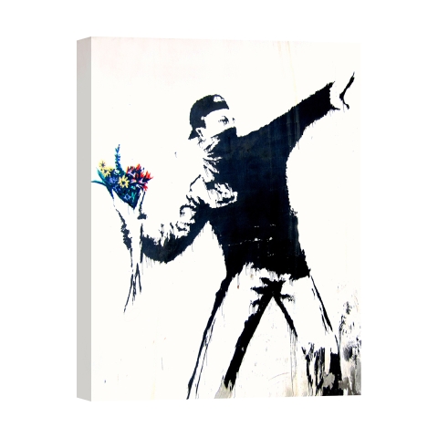 Obraz na płótnie street art nowoczesny Messaggio di Pace Banksy Promocja