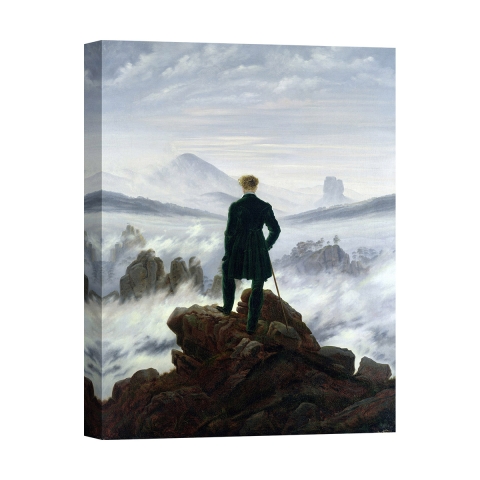Obraz "Viandante sul mare di nebbia" Caspar David Friedrich - druk na płótnie Promocja