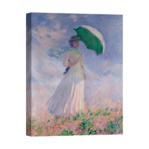 Obraz na płótnie canvas Kobieta z parasolem Claude Monet Promocja