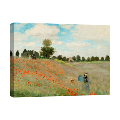 Obraz na płótnie impresjonistyczny "Campo con papaveri" Claude Monet Promocja