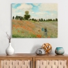 Obraz na płótnie impresjonistyczny "Campo con papaveri" Claude Monet Sprzedaż