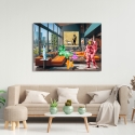 Obraz na płótnie pop art Surrealofts Milano Gerard Madau Sprzedaż