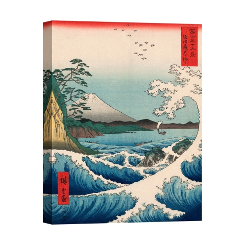Japoński obraz na płótnie Sea at Satta, 1858 Hiroshige Promocja