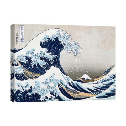 Obraz na płótnie The Great Wave off Kanagawa Hokusai Wielka Fala Promocja