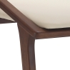 Zestaw 2 krzeseł do jadalni nowoczesny design z drewna i ekoskóry beżowej Hays Oferta
