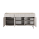 Kredens do salonu nowoczesny design, beżowy, 3 szuflady 3 drzwi Bitter Oferta