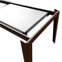 Nowoczesny stół do jadalni rozkładany 90x160-400 efekt marmuru Harper Model