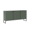 Komoda do salonu i kuchni 3-drzwiowa 184x40x90cm design nowoczesny Madrid Rabaty