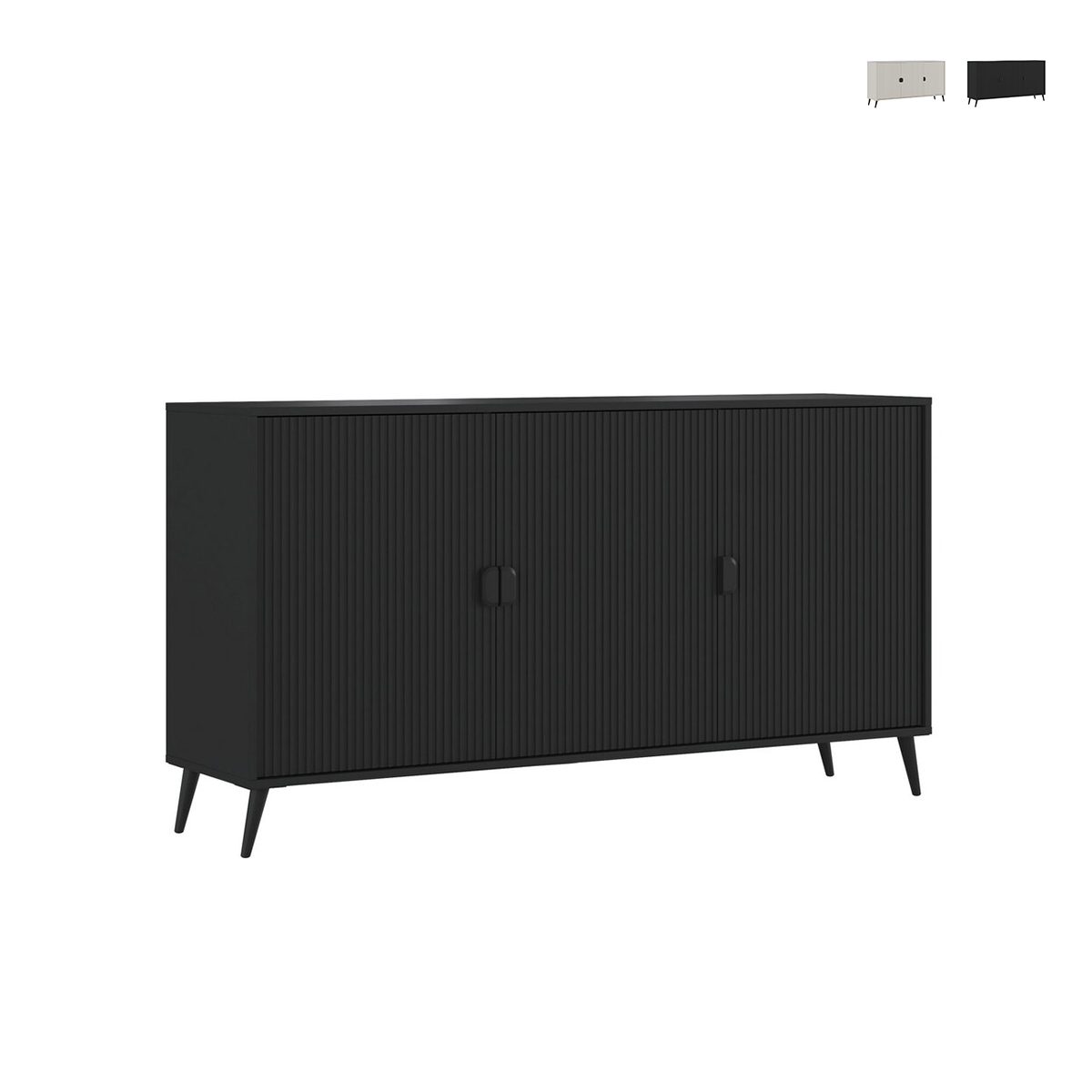 Nowoczesna komoda 3-drzwiowa 153x88x49cm Danielle Promocja Nowoczesna komoda 3-drzwiowa 153x88x49cm Danielle Promocja