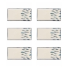 Zestaw 6 prostokątnych talerzy ceramicznych do serwowania 29x15cm Marechiaro Promocja