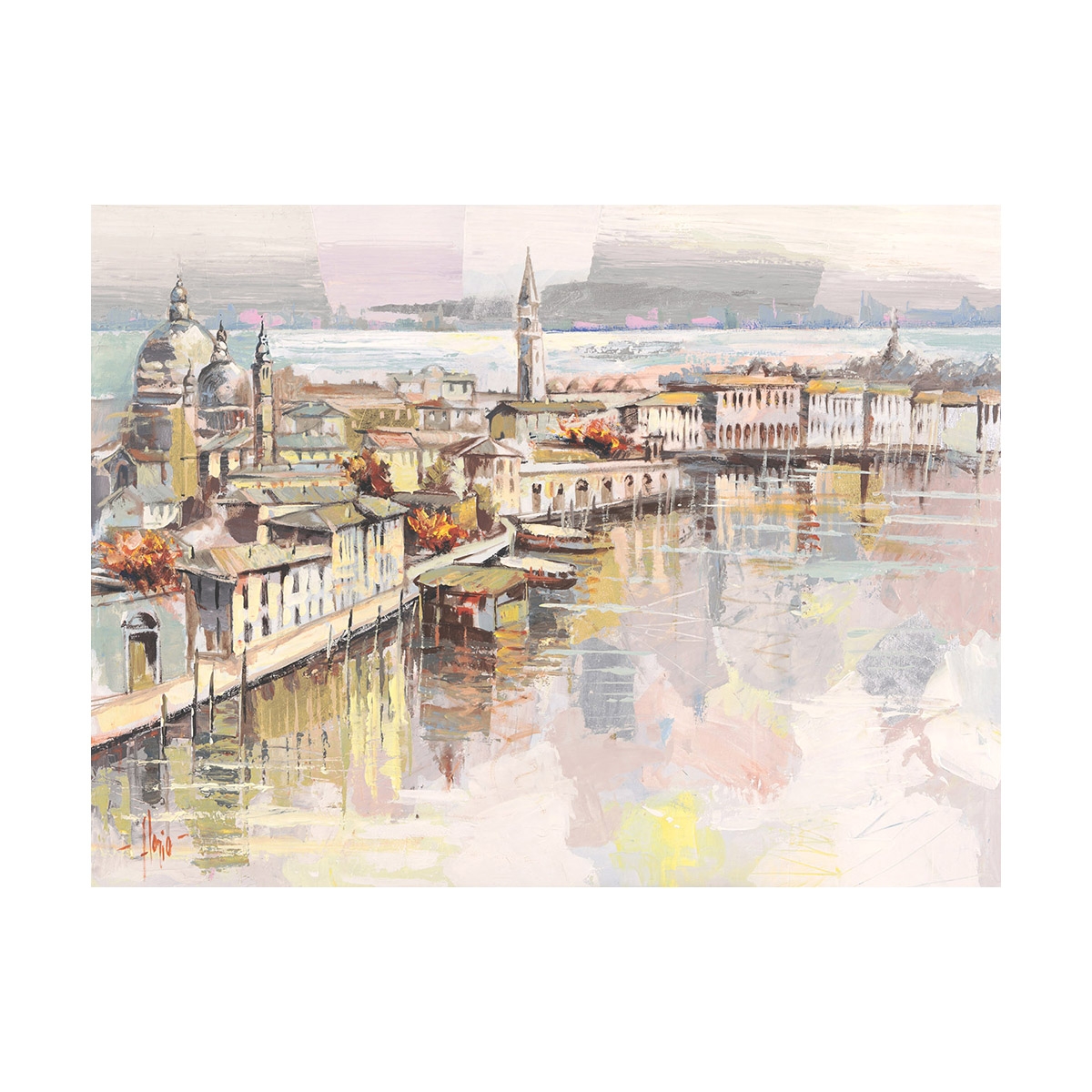 Obraz na płótnie nowoczesny krajobraz miejski Dolce Venezia Luigi Florio Promocja Obraz na płótnie nowoczesny krajobraz miejski Dolce Venezia Luigi Florio Promocja