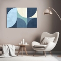 Nowoczesny obraz geometryczny na płótnie abstrakcyjny Moonlight Sandro Nava Sprzedaż