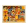 Abstrakcyjny obraz geometryczny na płótnie Temple Gardens Paul Klee Oferta