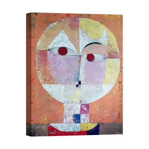 Nowoczesny obraz impresjonistyczny na płótnie Senecio (szczegół) Paul Klee Promocja