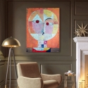 Nowoczesny obraz impresjonistyczny na płótnie Senecio (szczegół) Paul Klee Sprzedaż