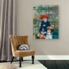 Obraz impresjonistyczny na płótnie Le due sorelle (na tarasie) Renoir Sprzedaż