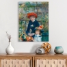 Obraz impresjonistyczny na płótnie Le due sorelle (na tarasie) Renoir Sprzedaż