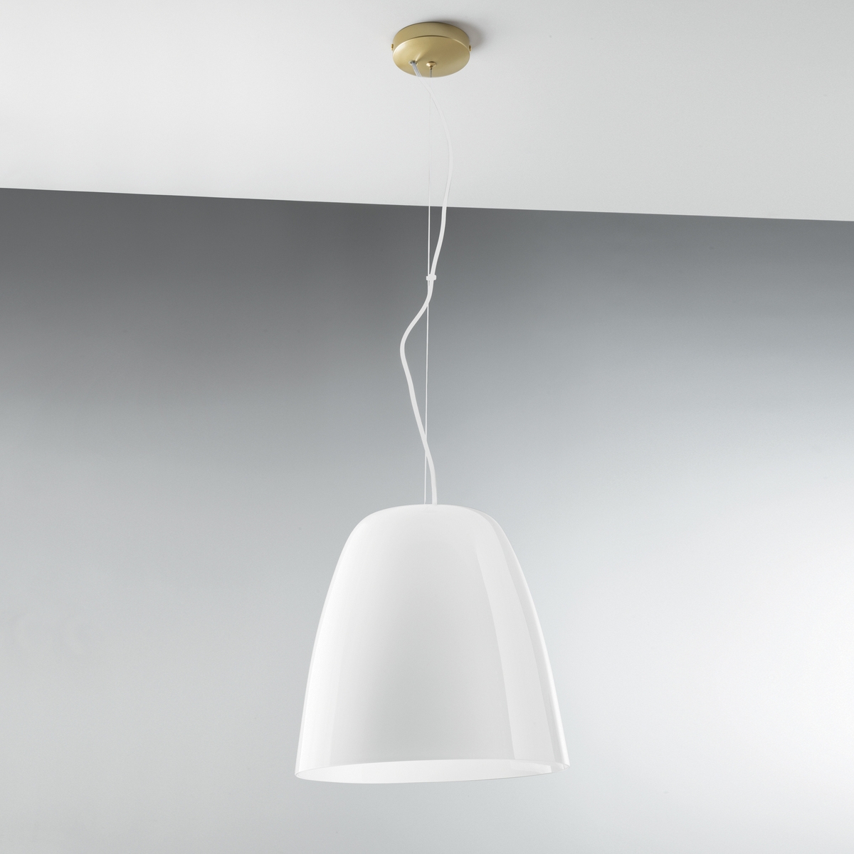 Lampa wisząca, metal złoty, klosz szklany Ares L1 Promocja Lampa wisząca, metal złoty, klosz szklany Ares L1 Promocja