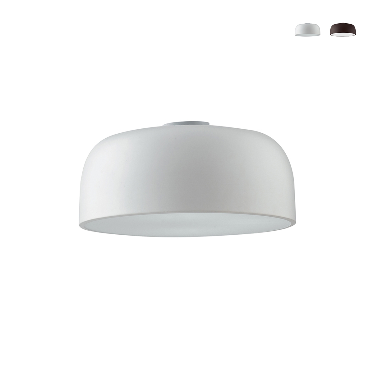 Nowoczesna okrągła lampa sufitowa z metalu 38 cm Bristrot Promocja Nowoczesna okrągła lampa sufitowa z metalu 38 cm Bristrot Promocja