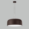 Żyrandol wiszący z okrągłym kloszem 52 cm metalowy Bistrot Oferta
