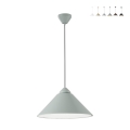 Nowoczesna lampa wisząca z metalu z kloszem stożkowym BigBang Promocja