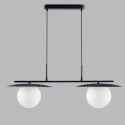 Lampa wisząca metalowa z dwoma szklanymi kloszami Chaplin LS Oferta