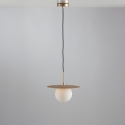Lampa wisząca metalowa z kloszem szklanym 30 cm Chaplin LS1 Sprzedaż