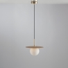 Lampa wisząca metalowa z kloszem szklanym 30 cm Chaplin LS1 Sprzedaż