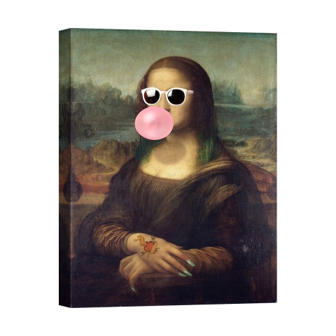 Obraz pop art na płótnie Leisure Time, Mona Lisa autorstwa Matt Spencer Promocja